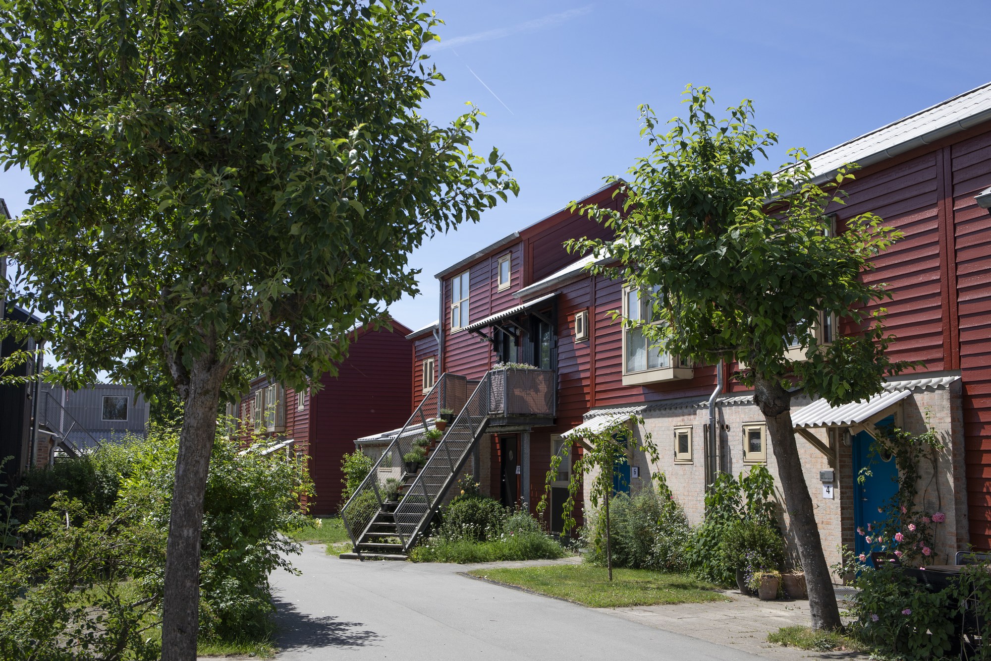Boliger og udearealer i Tinggården